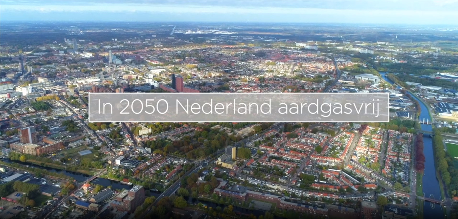 Link naar video Liander met de tekst In 2050 Nederland aardgasvrij